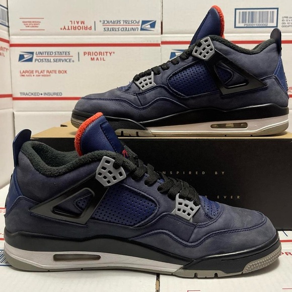 Nike Air Jordan 4 Retro Winter "Loyal Blue" 2019 - Picture 7 of 7